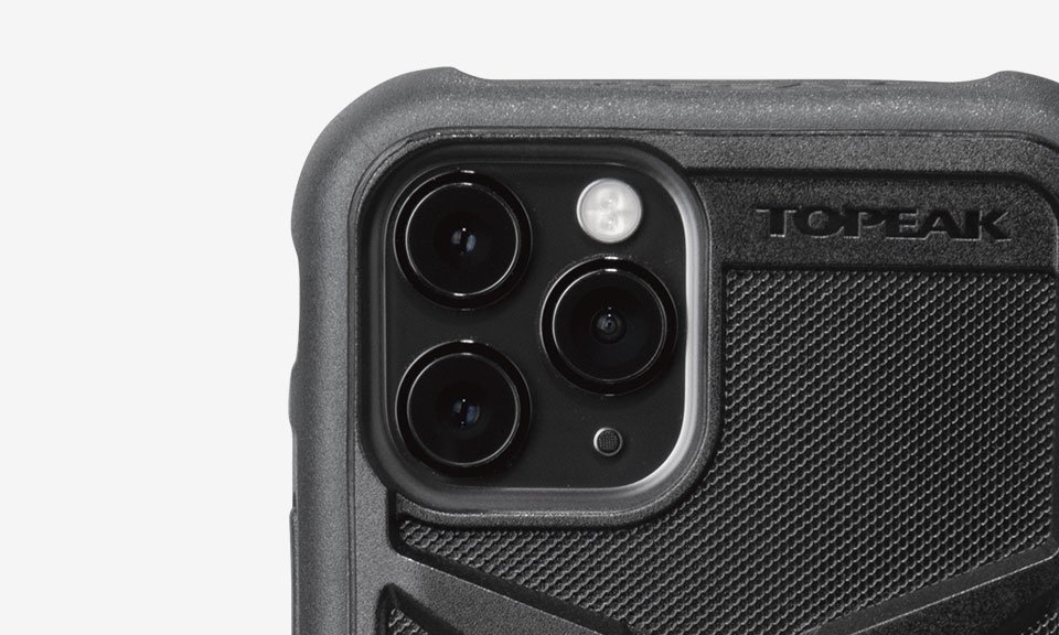 фото Чехол для смартфонов topeak ridecase only, works with iphone 11 pro, black/gray, trk-tt9863bg