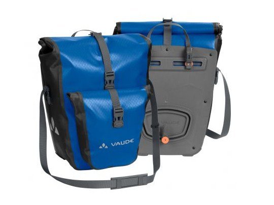 Сумка велосипедная VAUDE Aqua Back Plus, большая, на багажник, комплект 2 шт, blue, 12412 сумка велосипедная bianchi trunk bag s на багажник 5 л c9450163