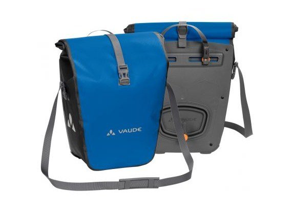 Сумка велосипедная, VAUDE Aqua Back, большая, на багажник, комплект 2 шт, blue, 12411 сумка велосипедная bianchi trunk bag s на багажник 5 л c9450163