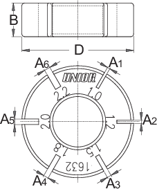 фото Ключ спицевой unior, для плоских спиц 1,0/1,2/1,5/1,8/2,0/2,2 мм, черный, 1632