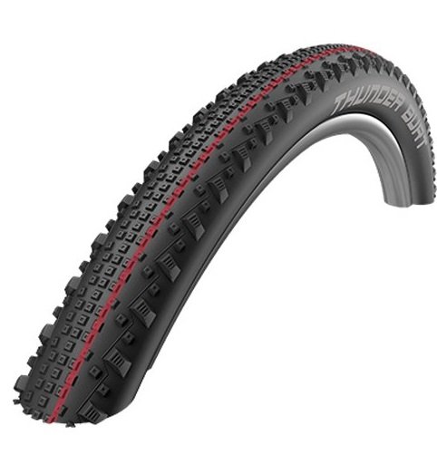 

Покрышка велосипедная Schwalbe THUNDER BURT, 29x2.25 (57-622), folding, Evolution, SnakeSkin, Super Ground, black, A2546, Черный