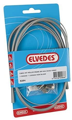 Набор Elvedes, для роллерных тормозов SHIMANO BR-IM41/50/53, трос, оплетка, 1000/1250 мм, серебристый, 6284
