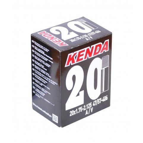 

Камера велосипедная KENDA 20"х1.75-2.125 (47/57-406), авто ниппель, 5-511307