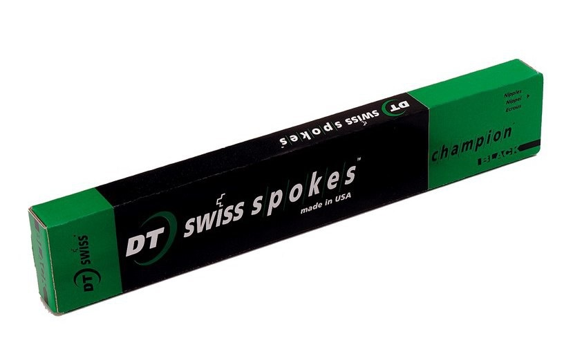 Спица велосипедная DT Swiss Champion, 2,0 мм, 297 мм, черный, DT_CHAMP_bk_2,0x297