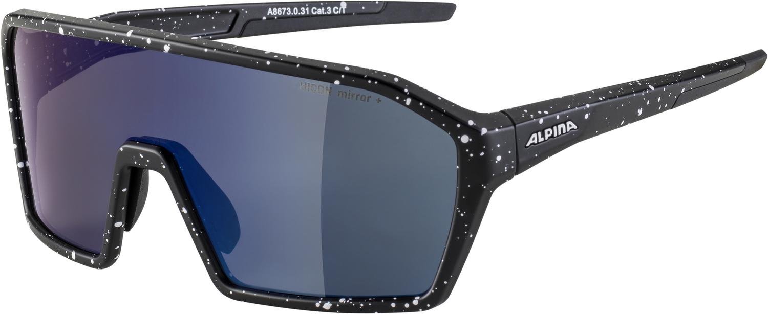 

Очки велосипедные Alpina Ram HM+, солнцезащитные, Black Blur Matt/Blue Mirror, 2021, A8673031