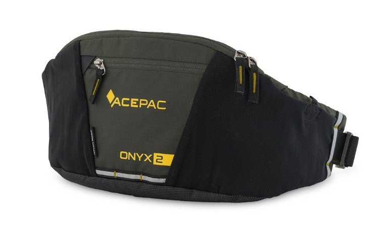 Сумка велосипедная ACEPAC Onyx 2, поясная, Grey, 203128 сумка велосипедная acepac flask bag на руль под флягу grey 115322