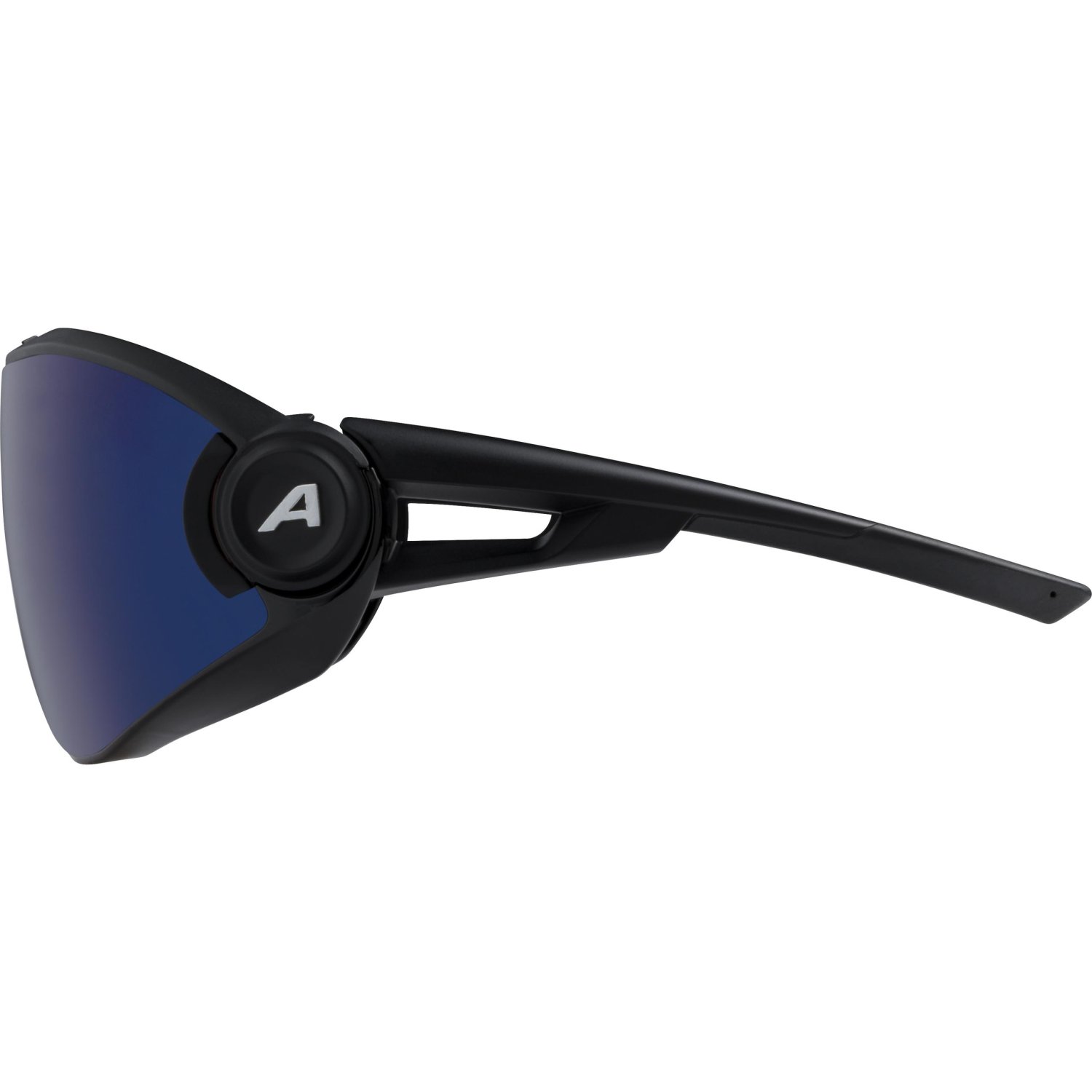 Очки велосипедные Alpina 5W1NG Q+VM, солнцезащитные, Black Matt/Blue Mirror, 2021, A8653531 купить на ЖДБЗ.ру - фотография № 3