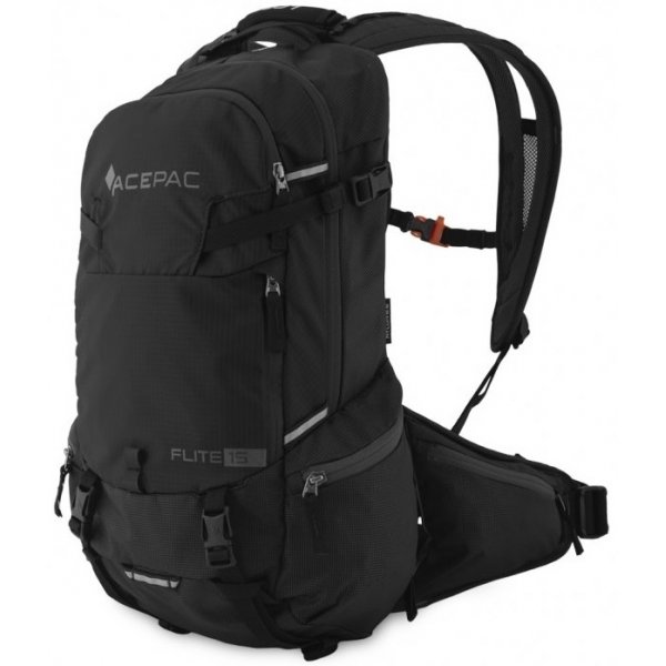 Рюкзак велосипедный ACEPAC Flite 15, Black, 206600 брелок рюкзак зайка 10 см чёрный
