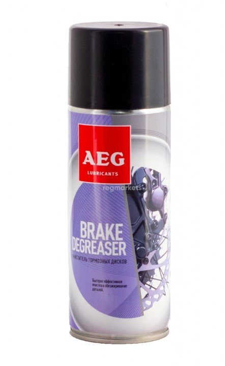 

Очиститель тормозных дисков велосипеда AEG, аэрозоль, 520 мл, 33186