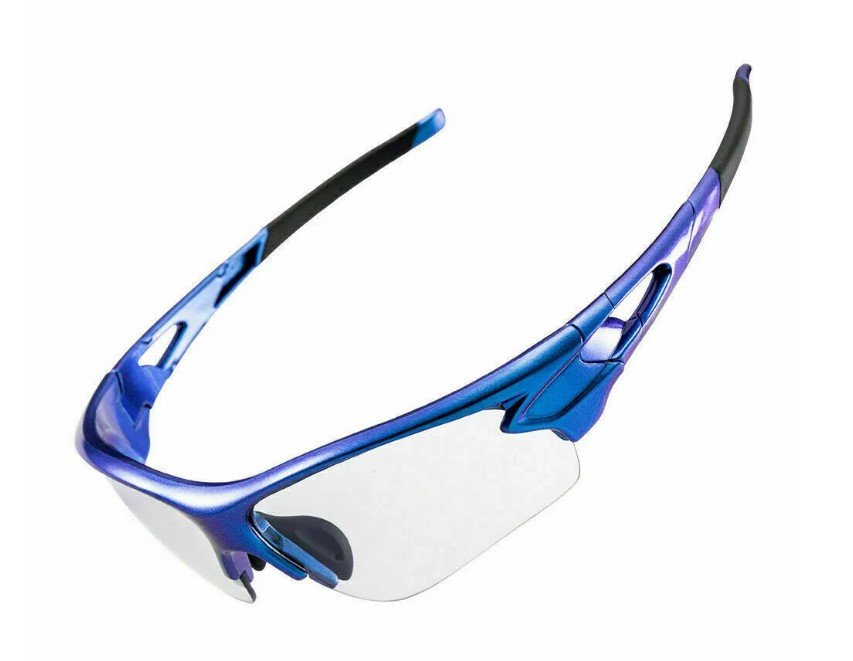 Очки велосипедные Rockbros, поляризационные, оправа черно-синяя, 10069 очки для плавания torres advance sw 32209bl синяя оправа