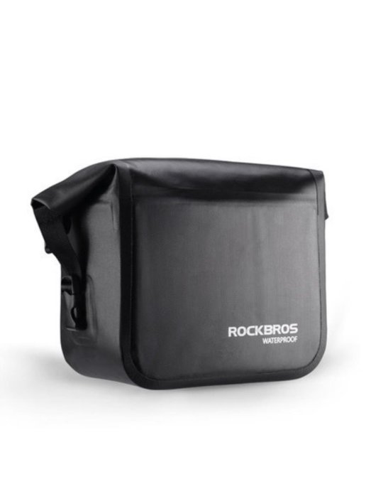 Сумка велосипедная (байкпакинг) Rockbros, 3/4 л, на руль, черный, AS-008 сумка велосипедная rockbros с чехлом для телефона 2 боковых отделения zh009 51