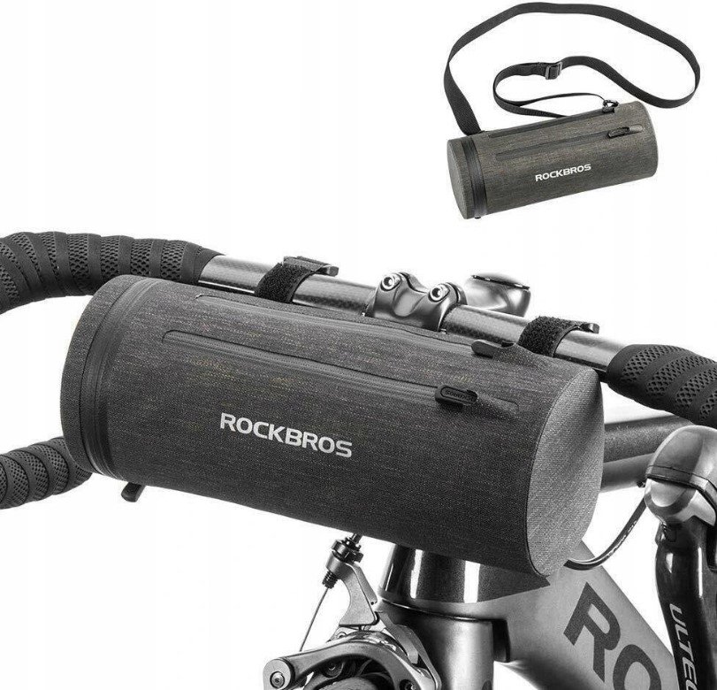 Сумка велосипедная Rockbros, на руль, байкпакинг, 2 л, черный, AS-051 купить на ЖДБЗ.ру - фотография № 7