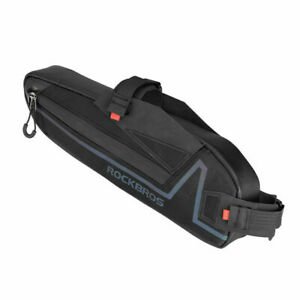 Сумка велосипедная (байкпакинг) Rockbros, на раму, 1,5 л, водоотталкивающая ткань, черный, B56 сумка велосипедная sks racer straps 800 11519