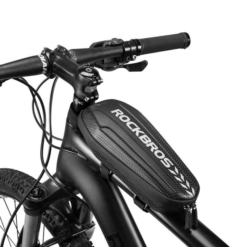 Сумка велосипедная Rockbros, на раму, 1 л, жёсткий корпус, черный, B60 УТ-00273102 - фото 2