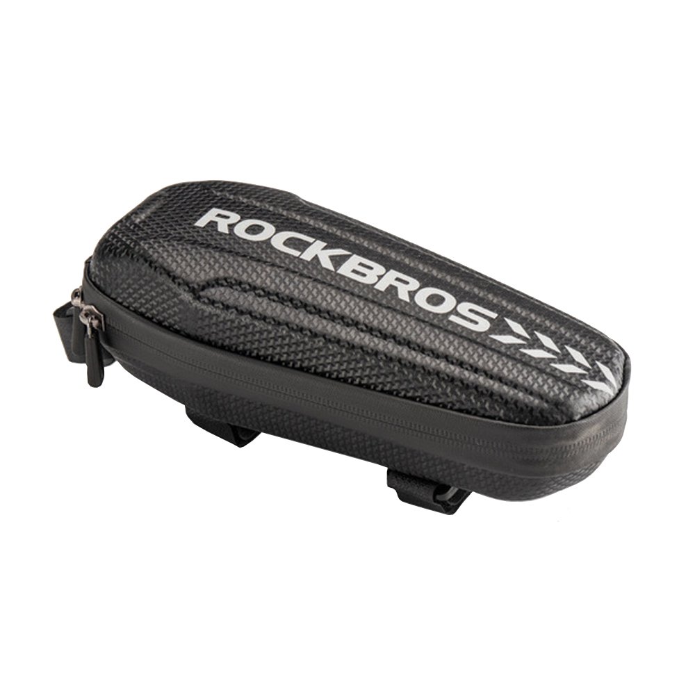 Сумка велосипедная Rockbros, на раму, 1 л, жёсткий корпус, черный, B60 игротрейд велосипедная сумка