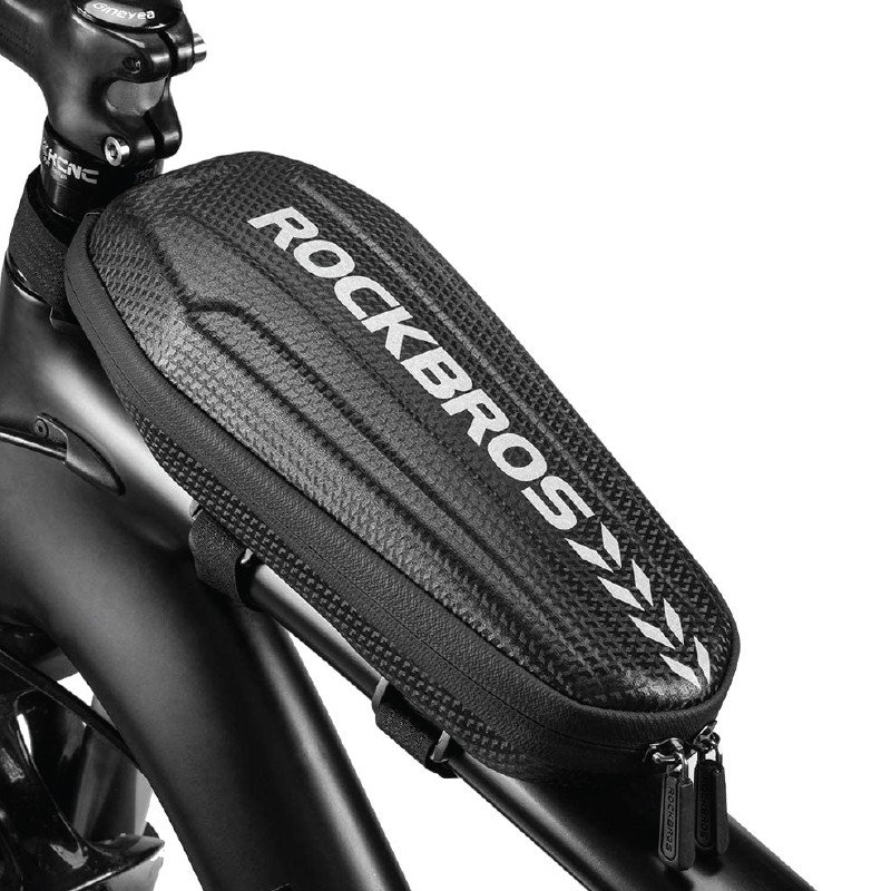 Сумка велосипедная Rockbros, на раму, 1 л, жёсткий корпус, черный, B60 УТ-00273102 - фото 3