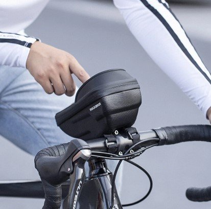 Сумка велосипедная Rockbros, на руль, с чехлом для телефона, 195 x 103 x 73 мм, черный, B70 УТ-00273104 - фото 4