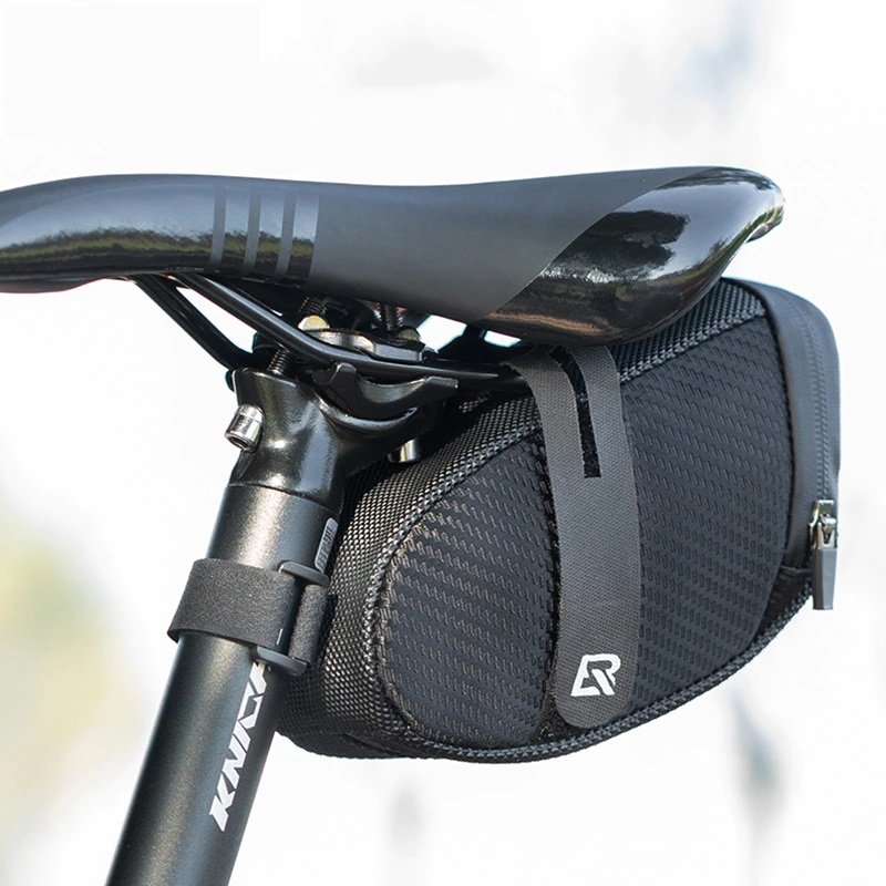 Сумка велосипедная Rockbros, под седло, 1 л, полиэстер + покрытие ТПУ, черный, B74 УТ-00273108 - фото 2