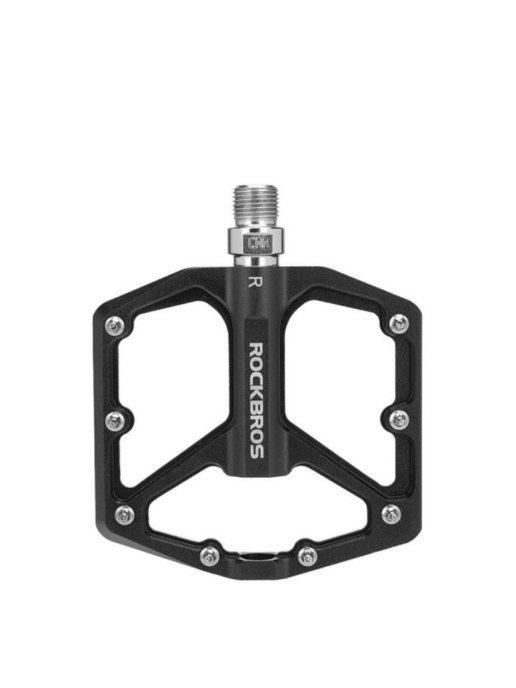 

Педали велосипедные Rockbros, пара, алюминий, 8 шипов, черный, K203-BK