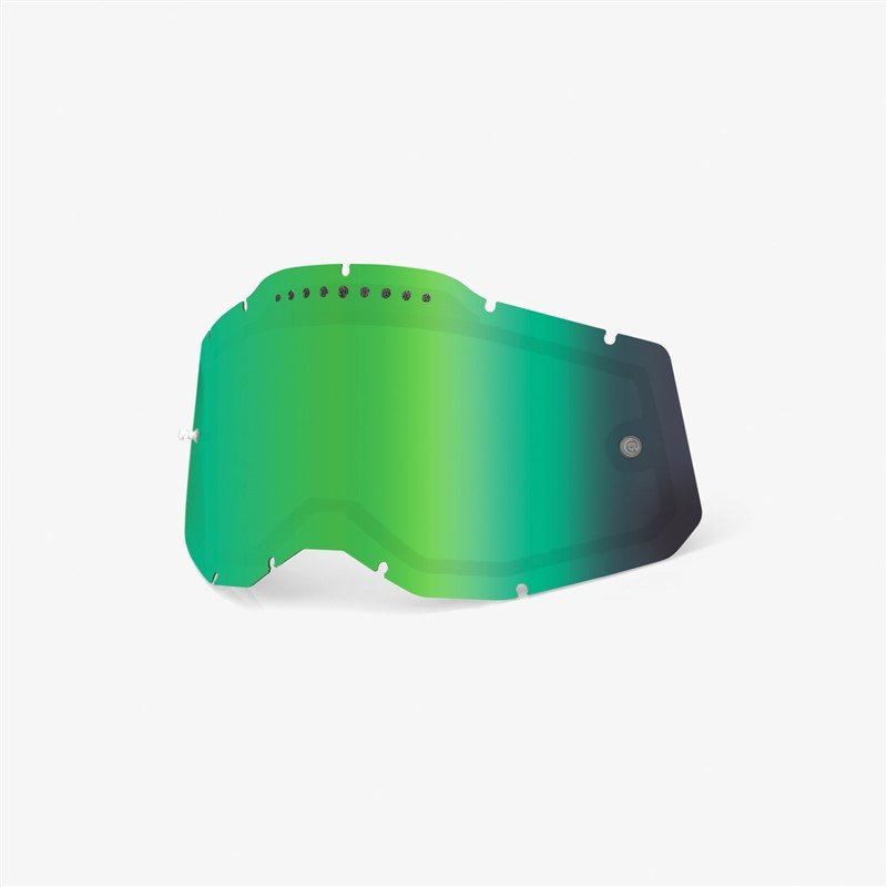 

Линза для веломаски 100% RC2/AC2/ST2 Replacement Lens, Vented Dual Pane Mirror Green, 51008-660-01