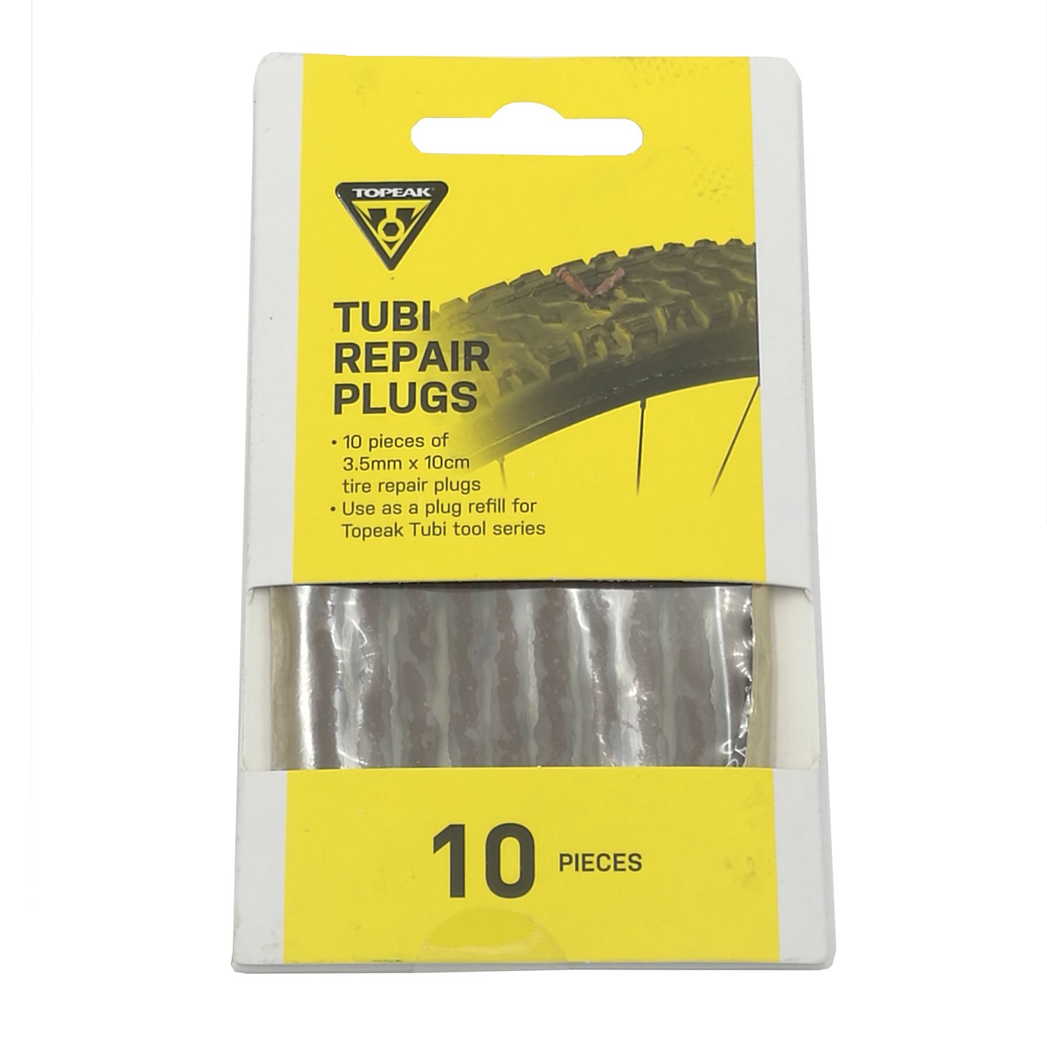 фото Комплект жгутов topeak tubi repair plugs, для ремонта покрышек, 10 штук, 3.5 мм*10 см, tub-rp10