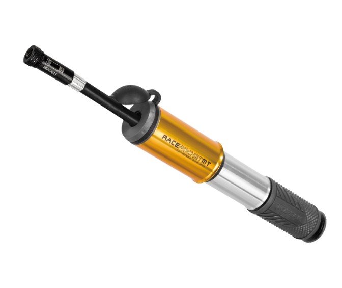 фото Насос велосипедный topeak racerocket mt, ручной, presta / schrader, gold color, trr-mt2gd