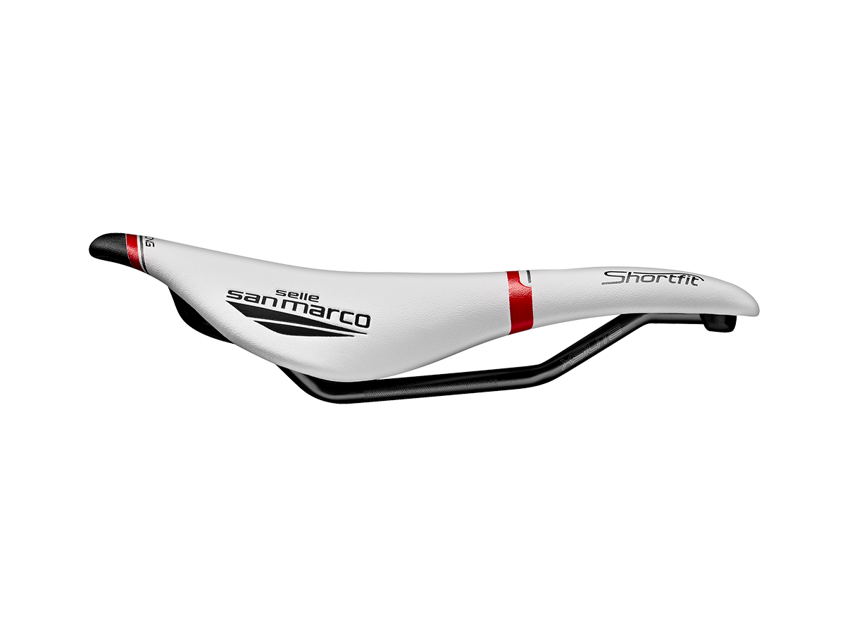 фото Седло велосипедное selle san marco shortfit open-fit racing wide, 250 x 144 mm, спортивное, white, 277lw403
