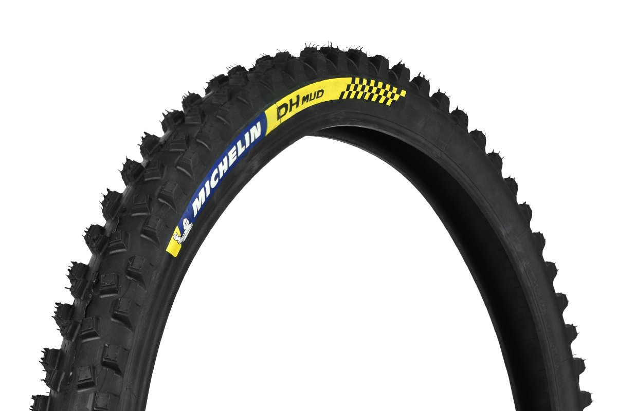 фото Покрышка велосипедная michelin dh mud, 61-622 (29x2.4), tlr, 55tpi, разрезные блоки протектора, black, 399994