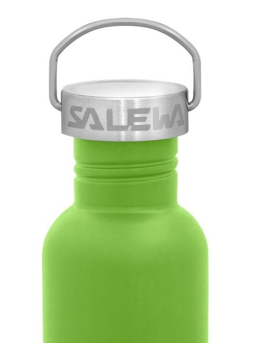 фото Фляга велосипедная salewa aurino btl, 0,75 l, сталь, dbl lid fluo green, 2021, 00-0000000515_5810