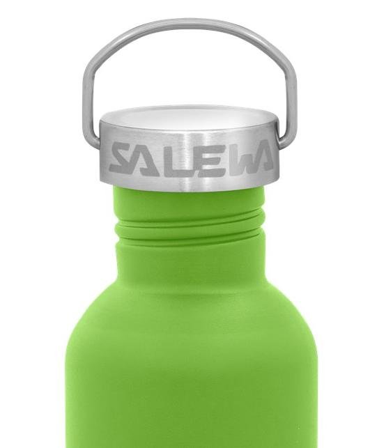 фото Фляга велосипедная salewa aurino btl, сталь, 1,0 l, dbl lid fluo green, 2021, 00-0000000517_5810
