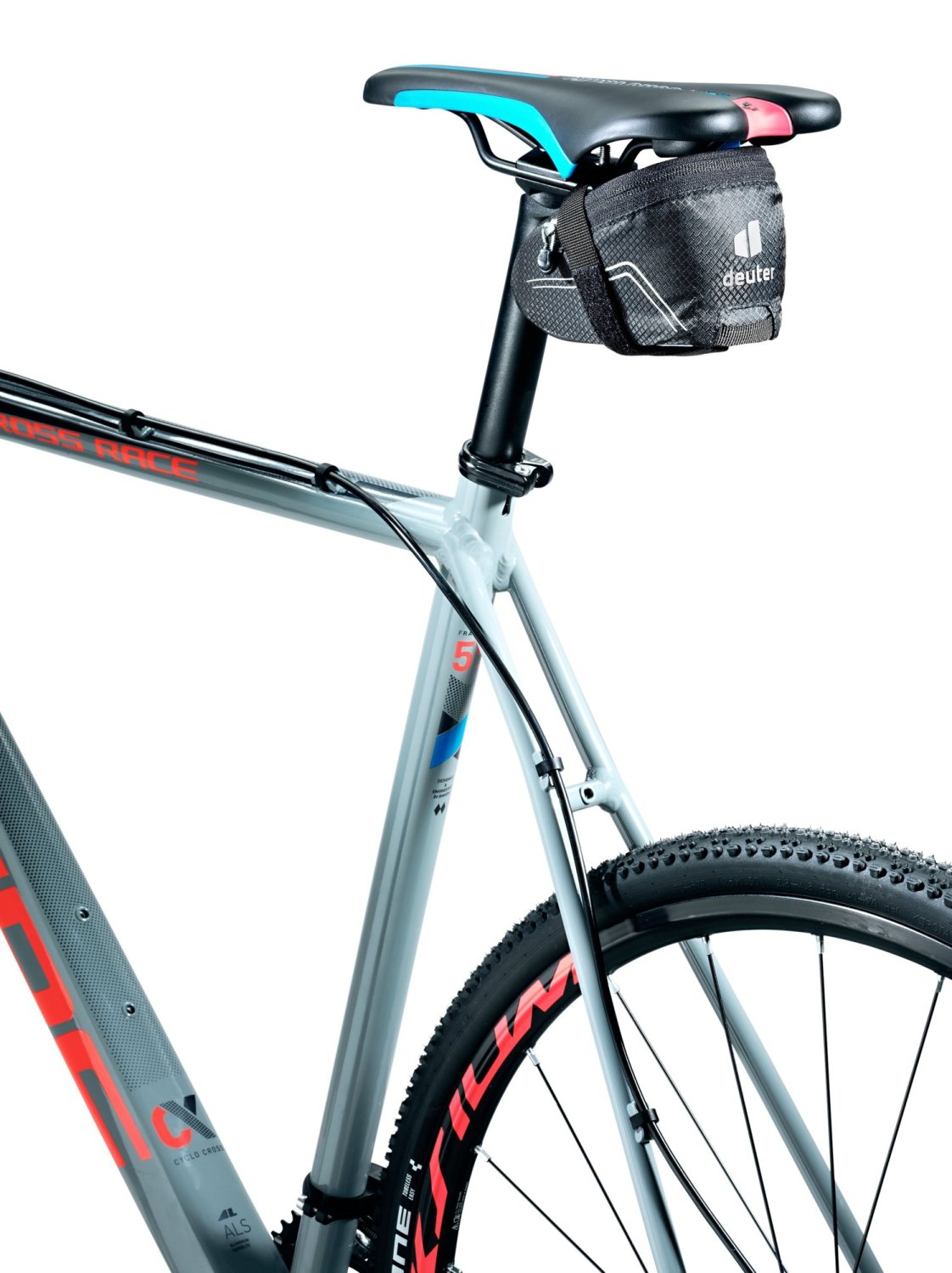 Велосумка Deuter Bike Bag Race II, под седло, 0.5 л, Black, 2021, 3290921_7000 дисплей с велофонарями bbb spark 2 0 передний фонарь black 2021 bls 151d