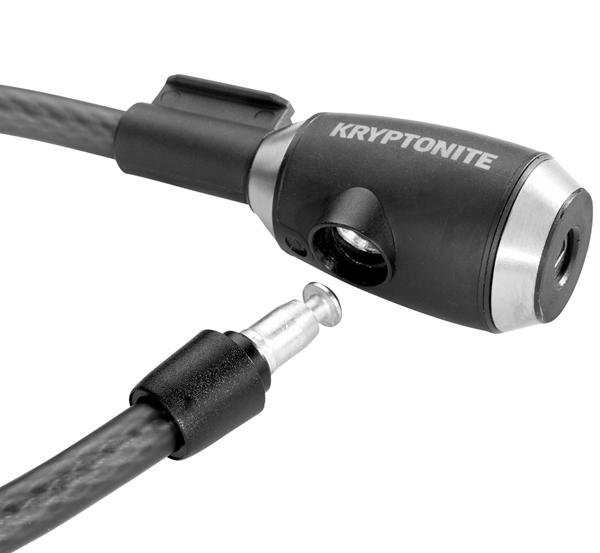фото Замок велосипедный kryptonite kryptoflex 1518 key cbl, 15mmx180cm, трос, на ключ, straight, 2021, 720018005001