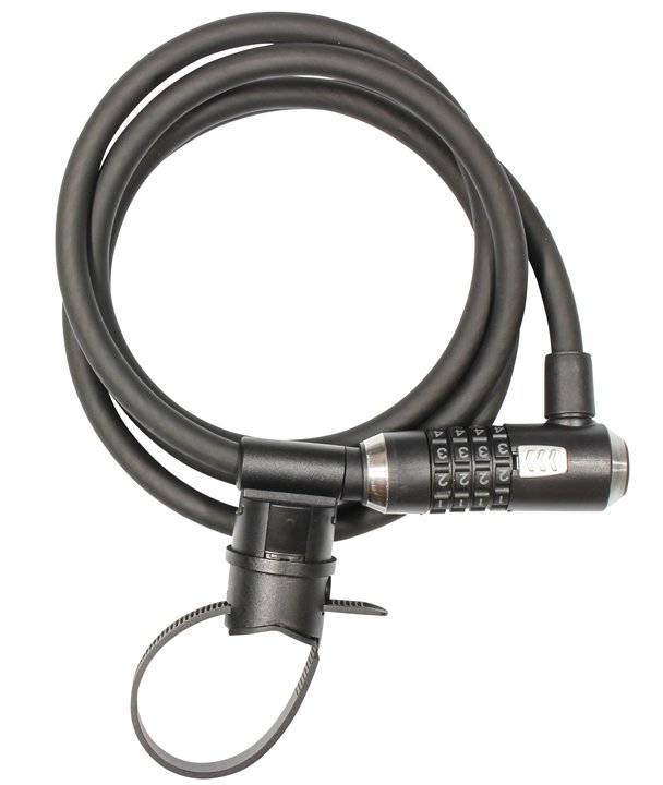фото Замок велосипедный kryptonite kryptonite kryptoflex 1218 combo cable12mm x180cm, трос, код, w/ brkt, 2021, 720018005223