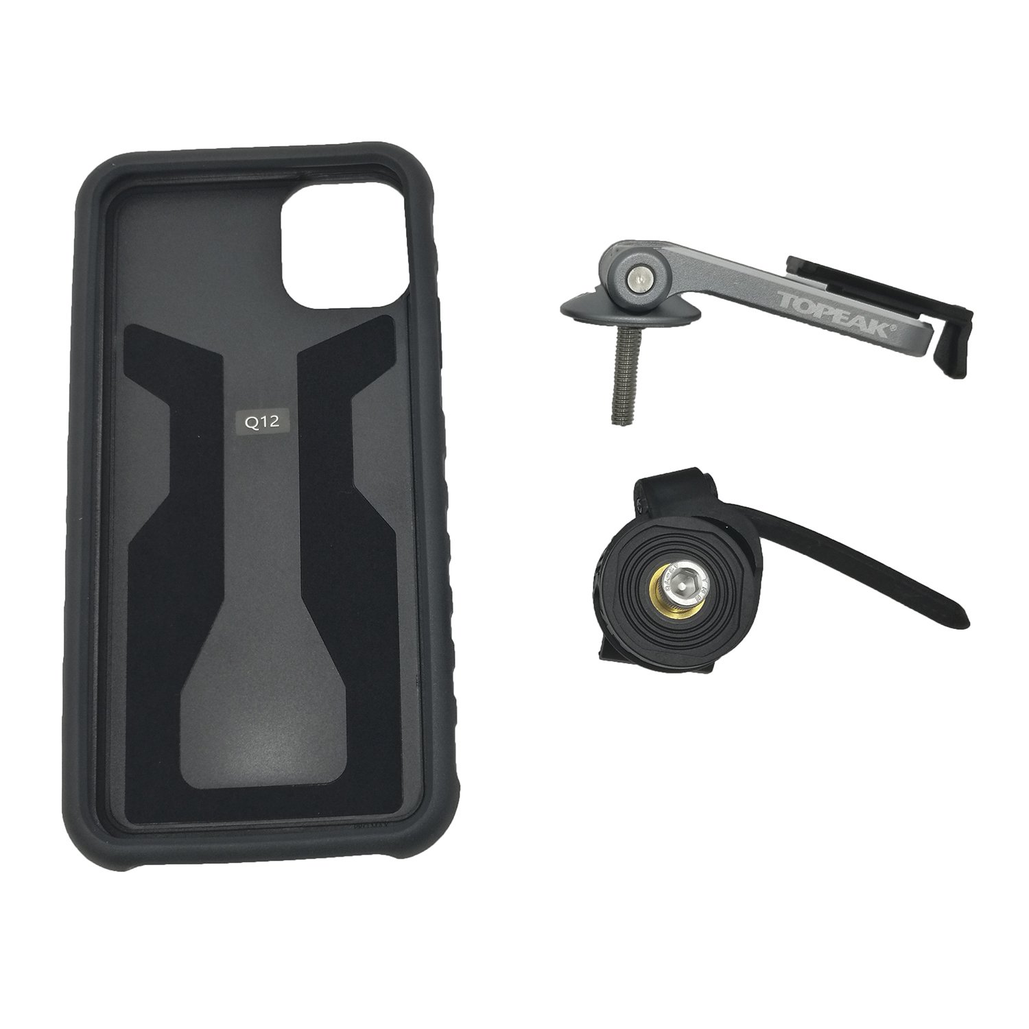фото Чехол для смартфона topeak ridecase, w/ridecase mount works w/iphone 11 pro max, с креплением, black/gray, tt9865bg
