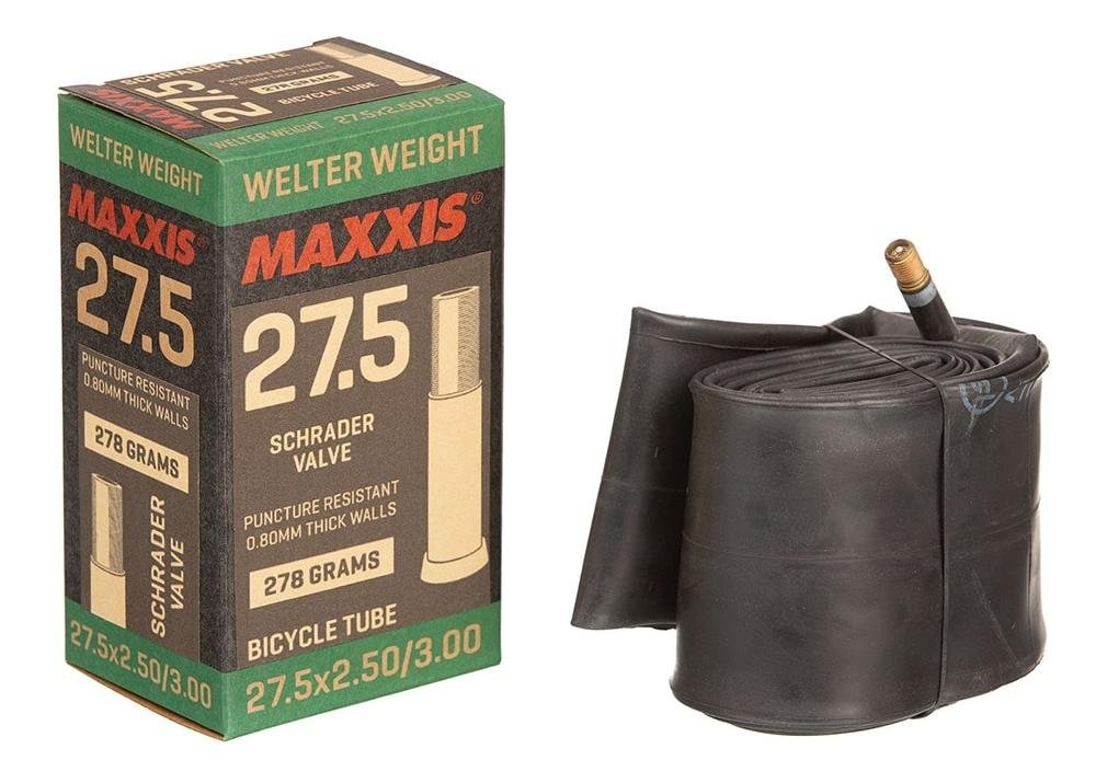 Велокамера Maxxis Fat/Plus Tube, 27.5X2.5/3.0, LSV автониппель 0.8 mm, 2021, EIB00041800 камера велосипедная maxxis fat plus tube 27 5x3 8 5 0 1 0 fvsep48 o ca eib75665000