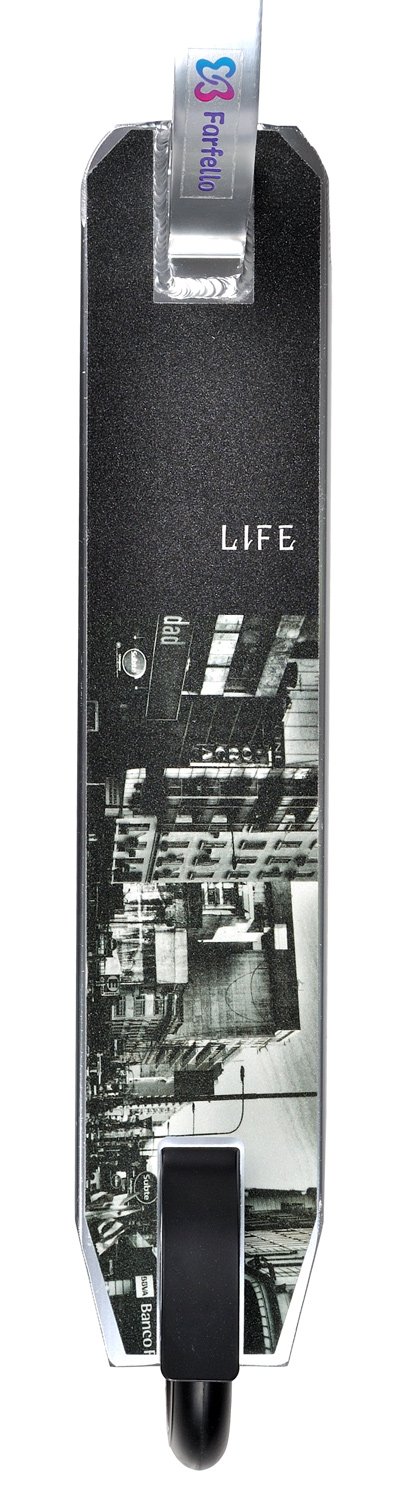 фото Самокат x-st60, трюковой, двухколёсный, нагрузка до 100 кг, ночной город/night city farfello