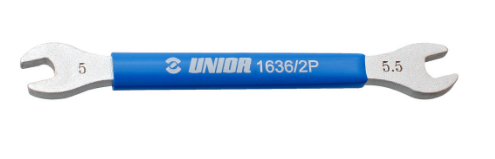 

Ключ UNIOR для спиц, 5 и 5,5 мм, 1636/2P