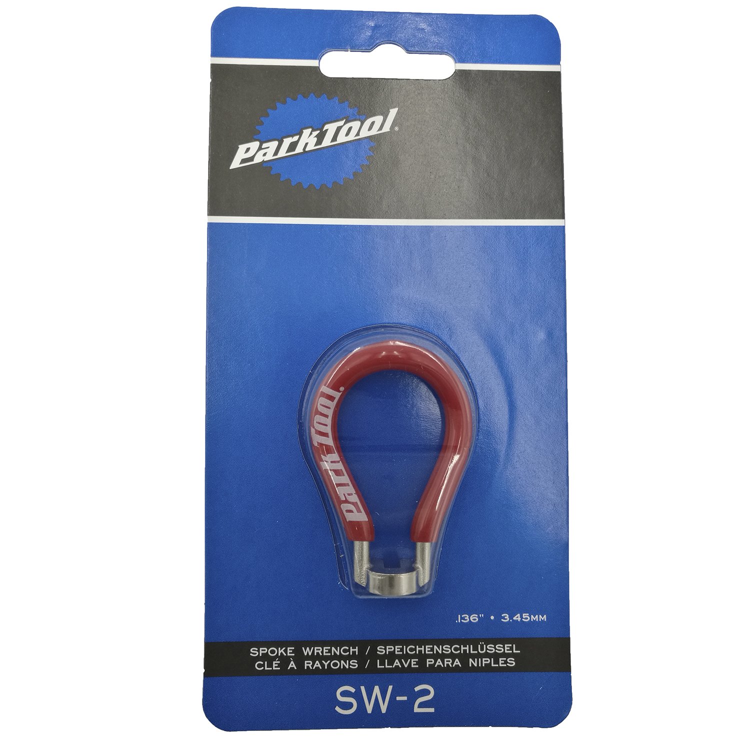 Ниппельный ключ Park Tool , 3.45мм, красный PTLSW-2 гайка m12x1 5 44 внешний спец красный 20 шт ключ