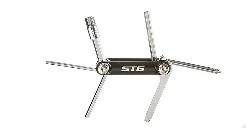 Ключи шестигранные STG YC-261BK, 7 штук в наборе, Х90133