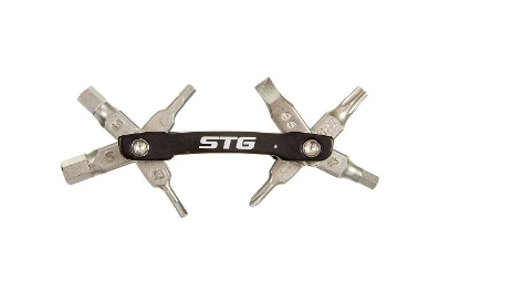 Ключи шестигранные STG HF85С1, 8 штук, Х95717