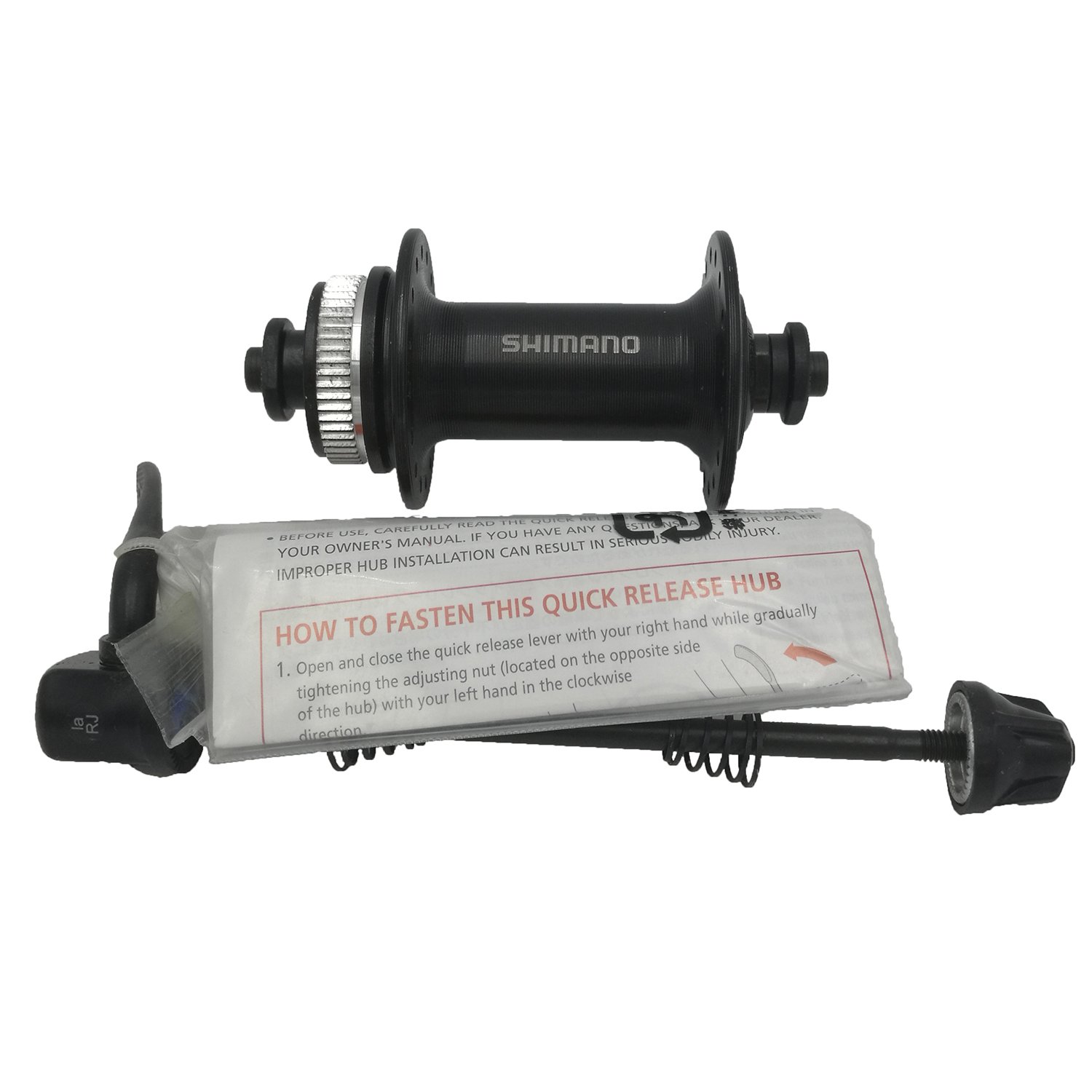 фото Велосипедная втулка shimano tx505, передняя, 32 отверстий, без кожуха, чёрный, ehbtx505b5