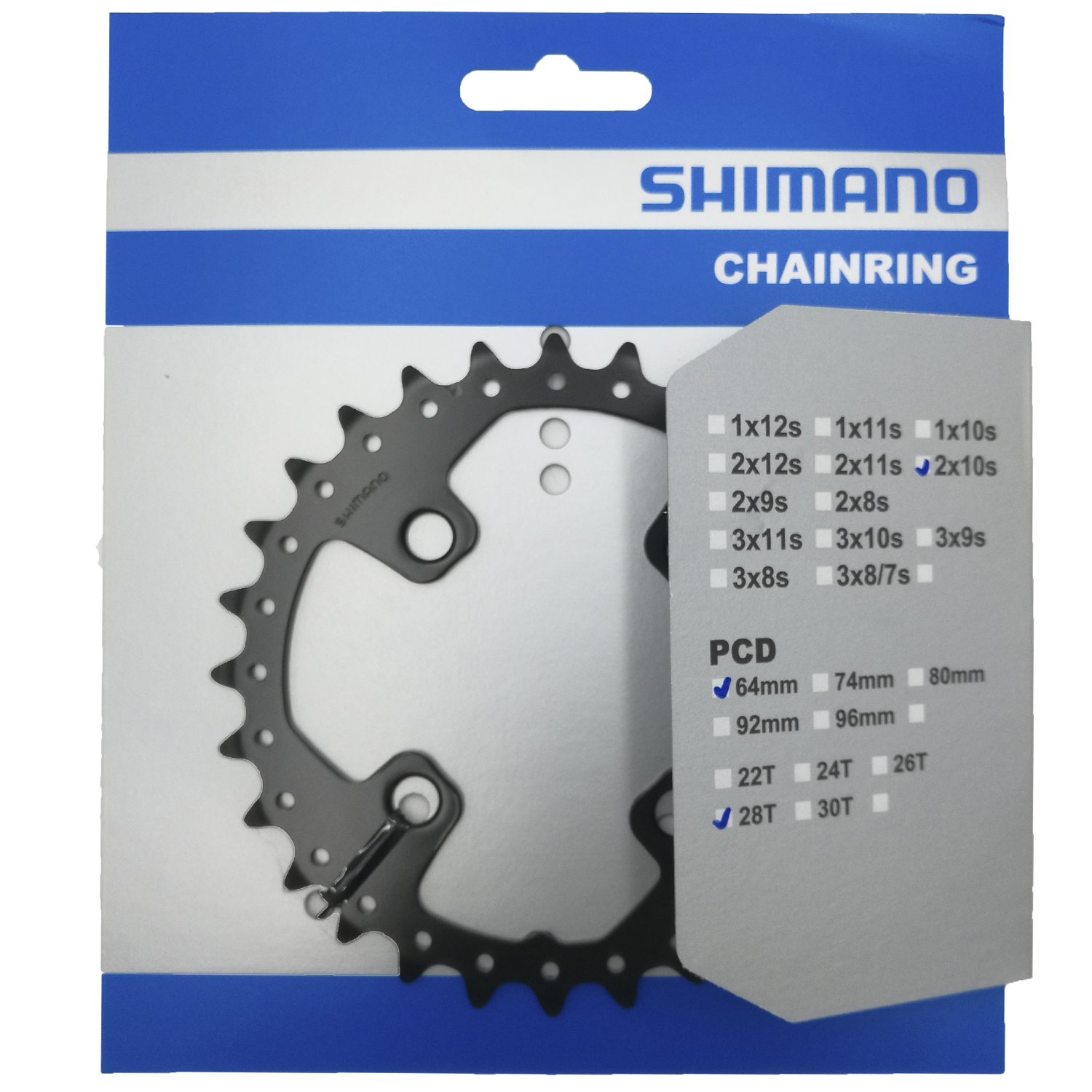 

Звезда передняя SHIMANO FC-M675, 28T AJ, Y1NA28000, Черный