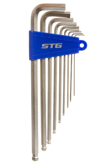 Набор STG YC-623, 9 инструментов, Х95721 купить на ЖДБЗ.ру - фотография № 1