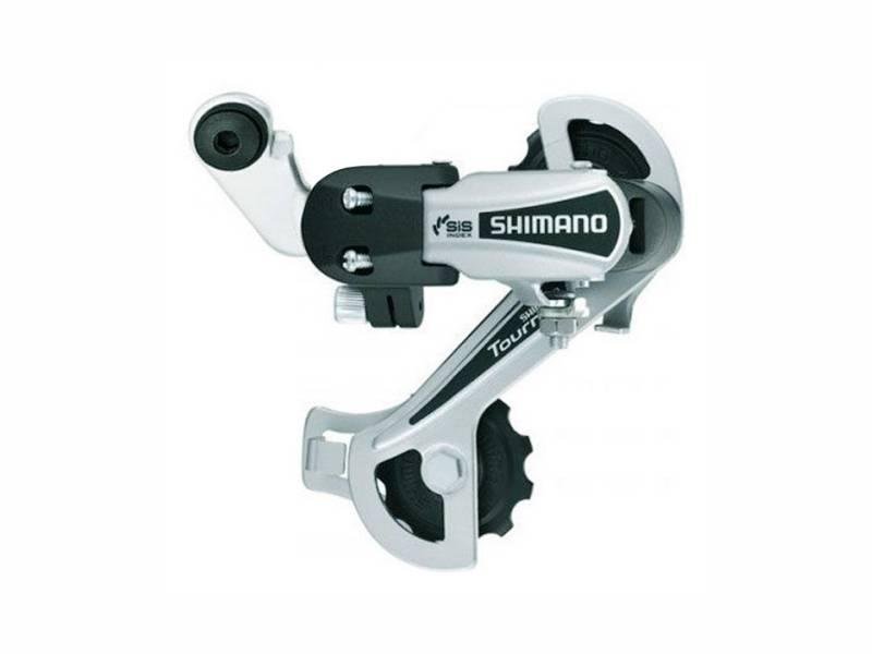 

Переключатель скоростей велосипедный SHIMANO Tourney RD-TY21SS, задний, 6 скоростей, под болт, серебристый, ST (370147)