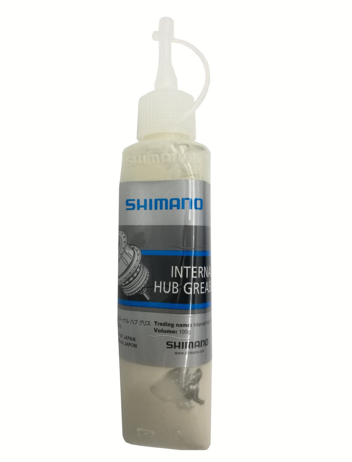 Смазка SHIMANO Nexus,  густая, белая, 100 г, Y04120800 смазка для втулок shimano scylence 50гр y38z98000