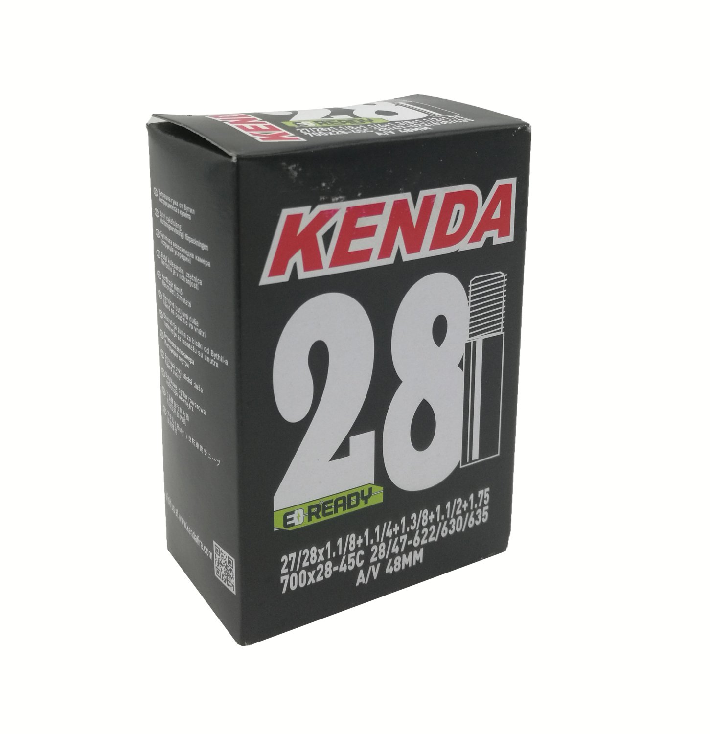 

Камера для велосипеда KENDA 28"(700-35/43С) спортниппель 48мм резьба 5-511817