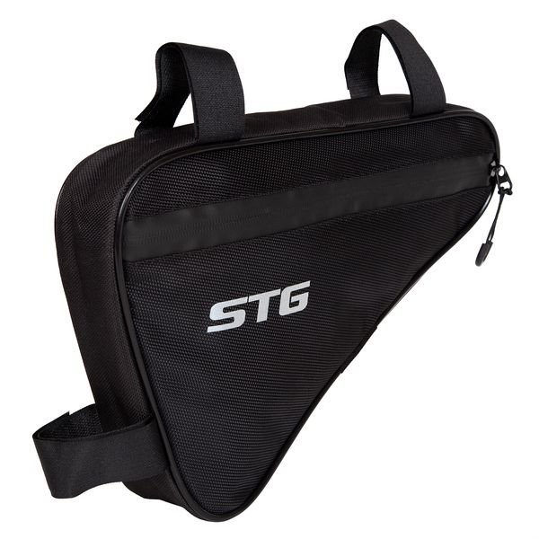 Велосумка STG 555-532, под раму, влагозащищенная, 31х20х5 см, 2.5 л, черный, Х108350 УТ-00286457 - фото 1