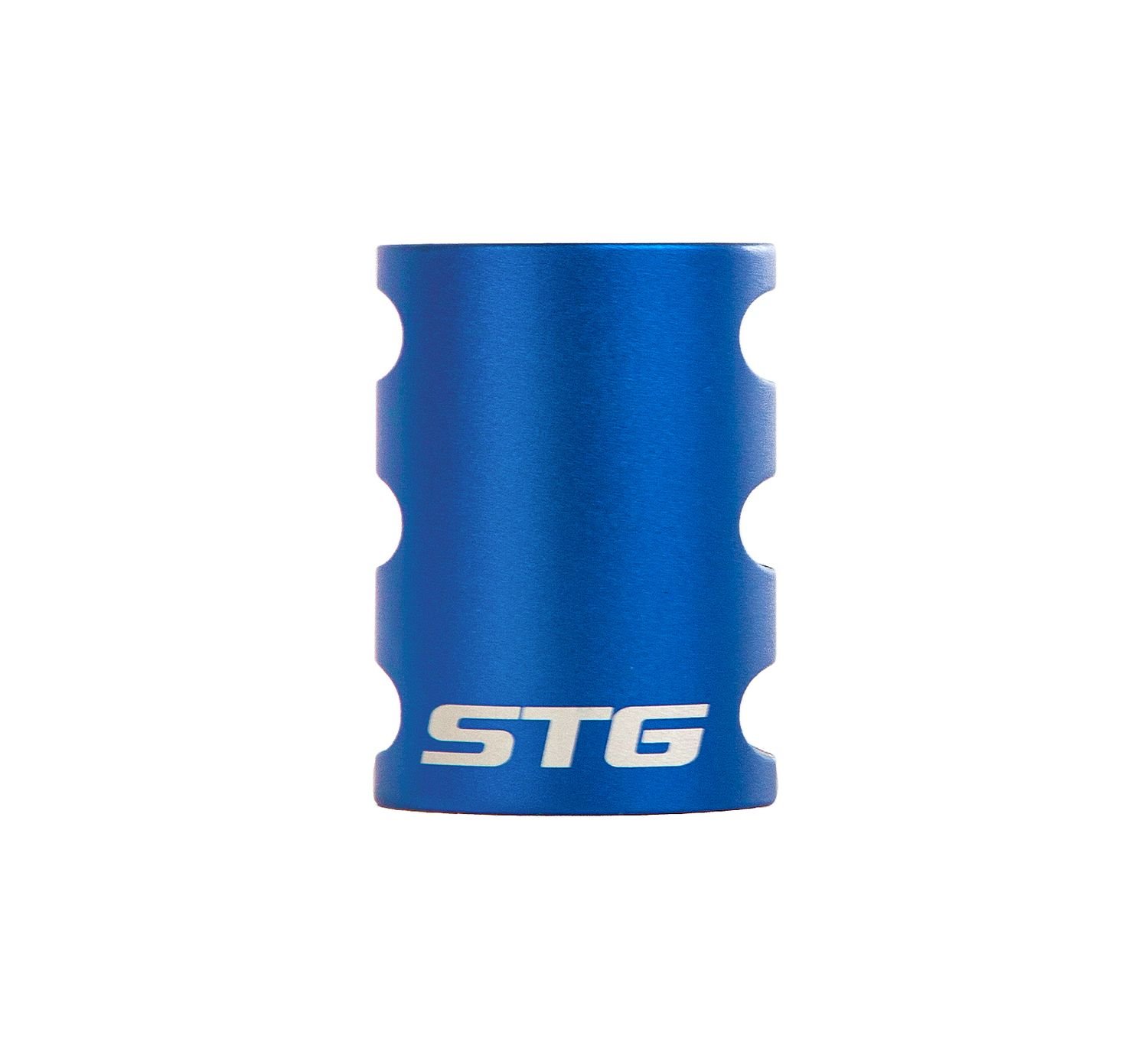 Зажим STG с проставкой для трюкового самоката, на 3 болта для компрессии HIC, синий, Х105143 купить на ЖДБЗ.ру - фотография № 2