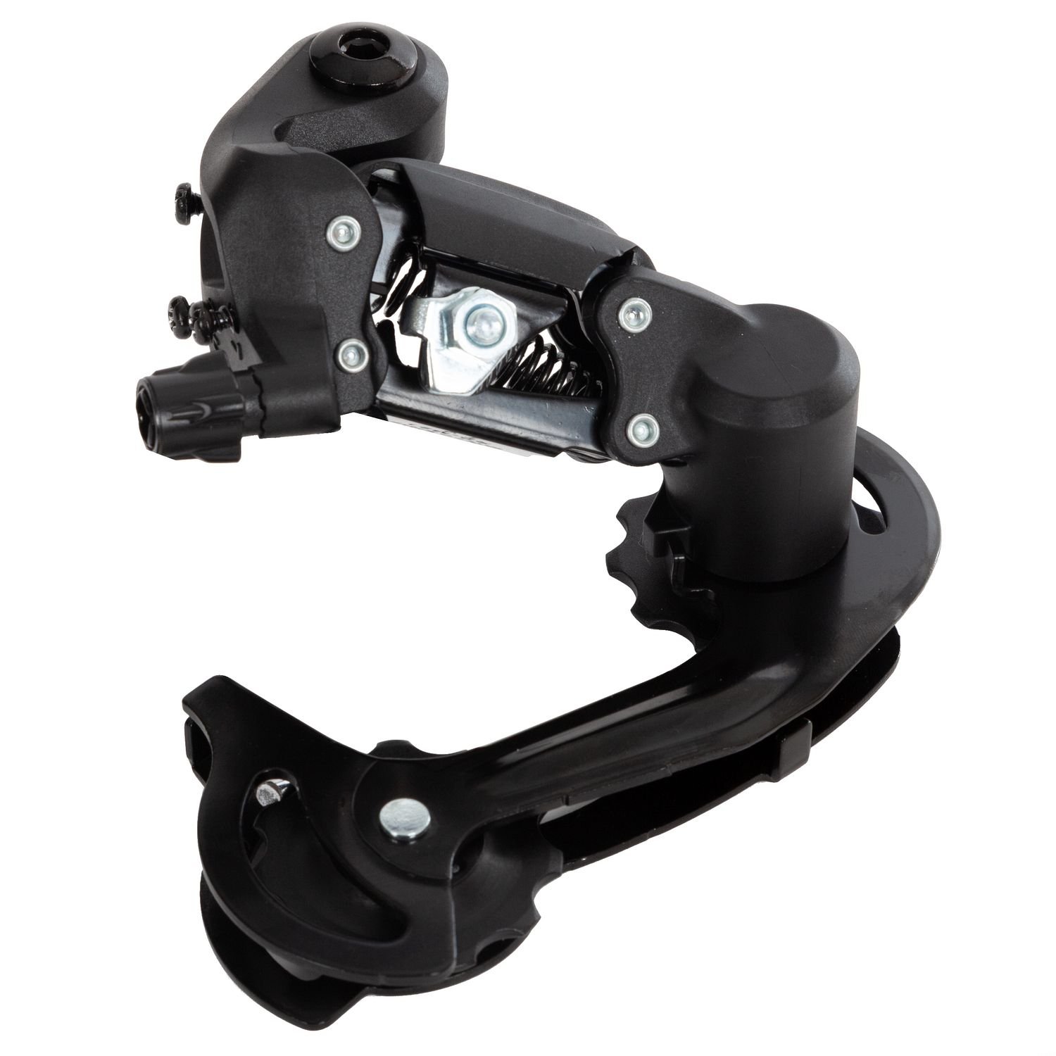 фото Перекючатель велосипедный microshift rd-m21s, задний, 6/7 скоростей, чёрный, х103271