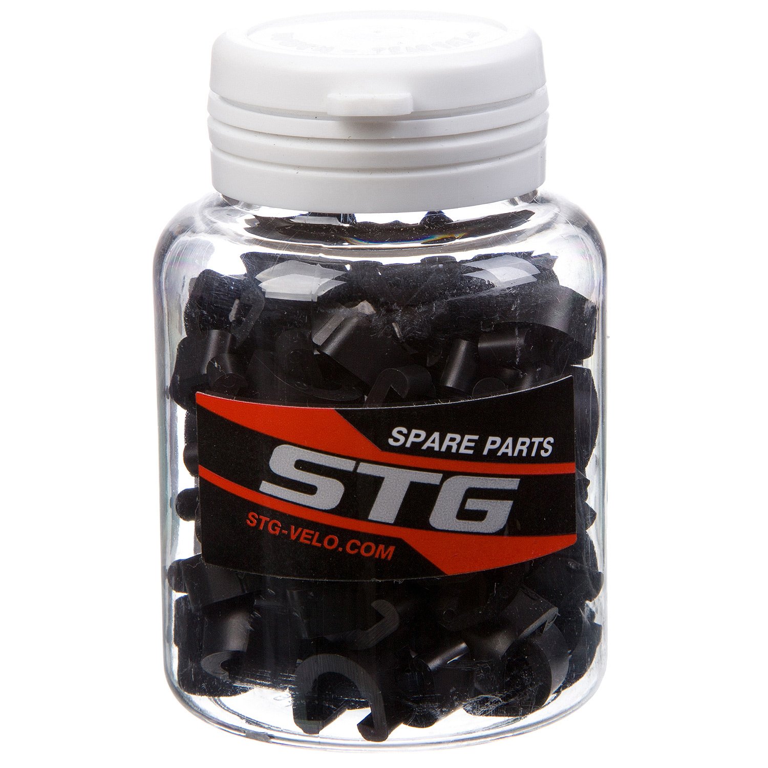 Клипса для оплеток STG YZ-16014, C-clip, 100 штук, чёрный, Х90077 УТ-00278738 - фото 2